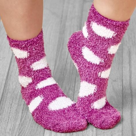 8-Pair Super-Soft Slipper Socks