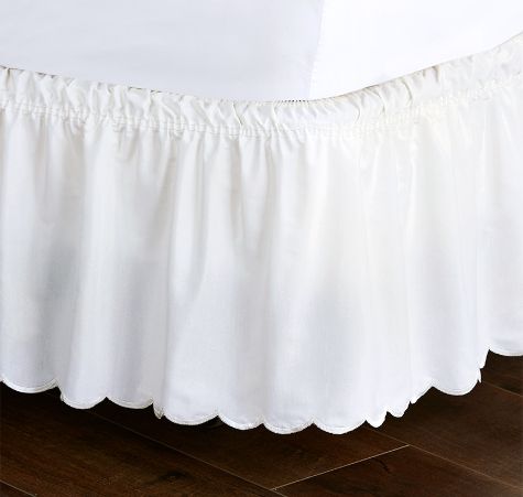Scalloped Ruffle Bed Skirts