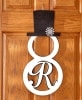 Monogram Snowman Door Hangers - R