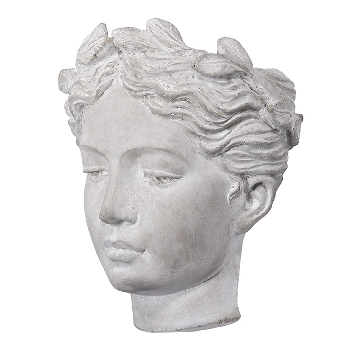 6.7x5.5x8.7" Visage Cement Wall Planter Wall Vase, Small - image 3