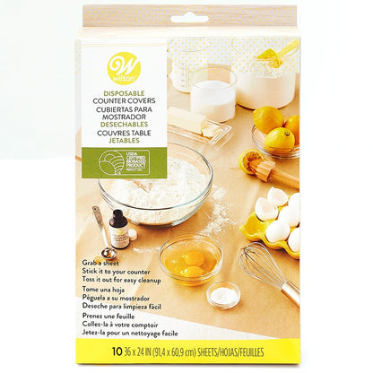 Kitchen Countertop Disposable Paper Covers - Set of 10