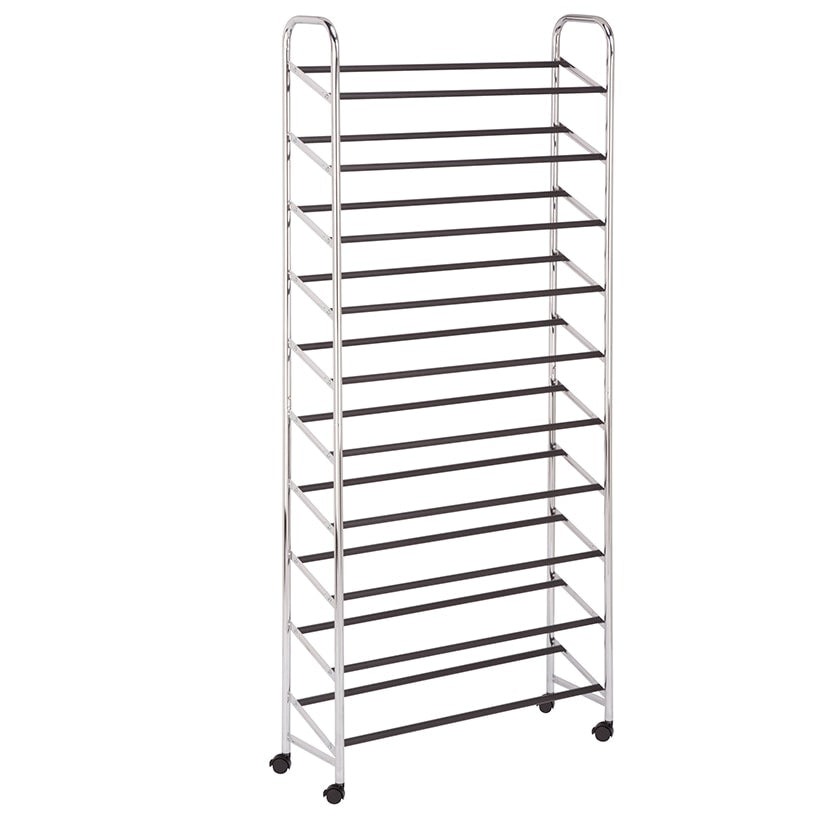 Rolling Shoe Rack 10-Tier