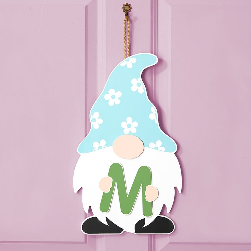 Monogram Gnome Door Hangers