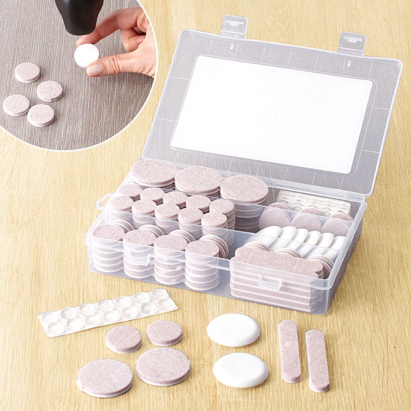 214-Pc. Set of Felts, Sliders & Bumpers