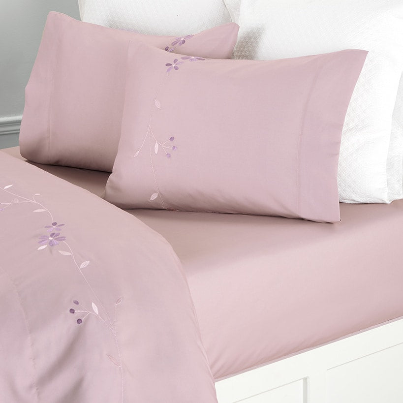 Constance Embroidered Microfiber Sheet Sets