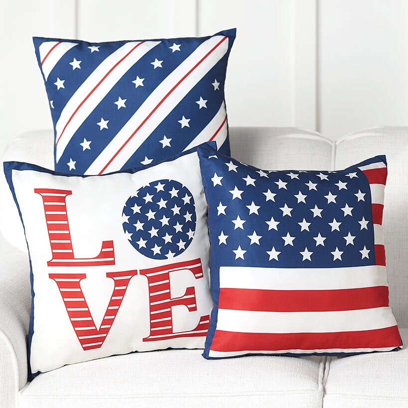 17" Americana Accent Pillows