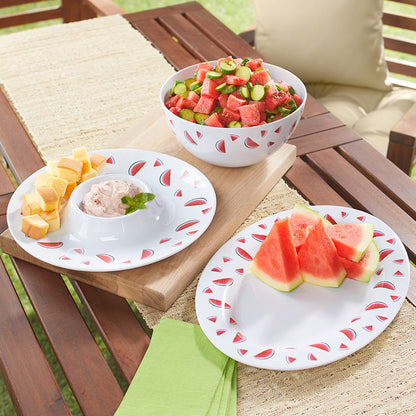 Chip and Dip Platter Watermelon Themed