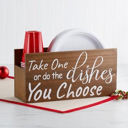 Paper Plate and Cup Holder