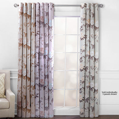 Floral Printed Blackout Curtains