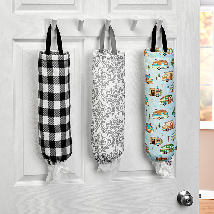 Decorative Grocery Plastic Bag Dispenser