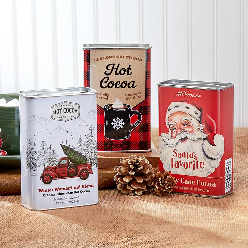 McStevens Classic Christmas Icon Hot Cocoa Tin 8oz