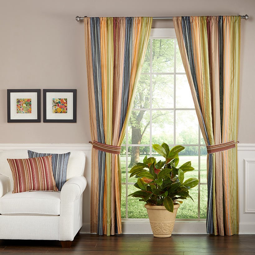 Katy Window Panel or Decorative Pillows Set of 2