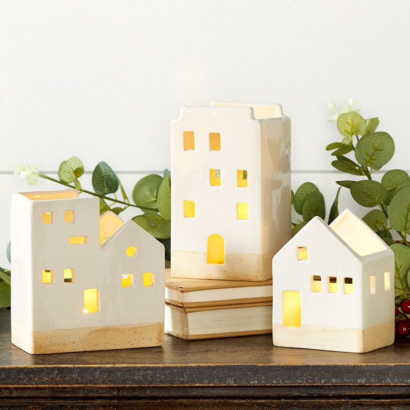 Lighted House Lantern