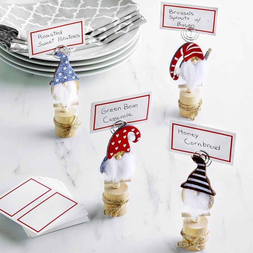 Gnome Place Cards or Place Card Holders