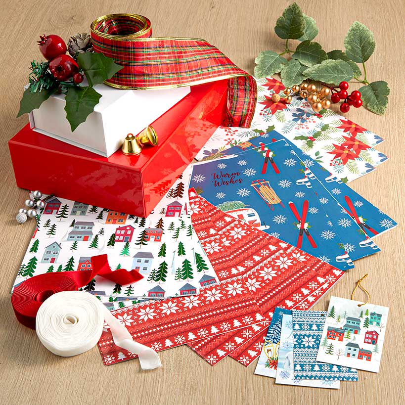 Deluxe Combo Gift Wrap Set