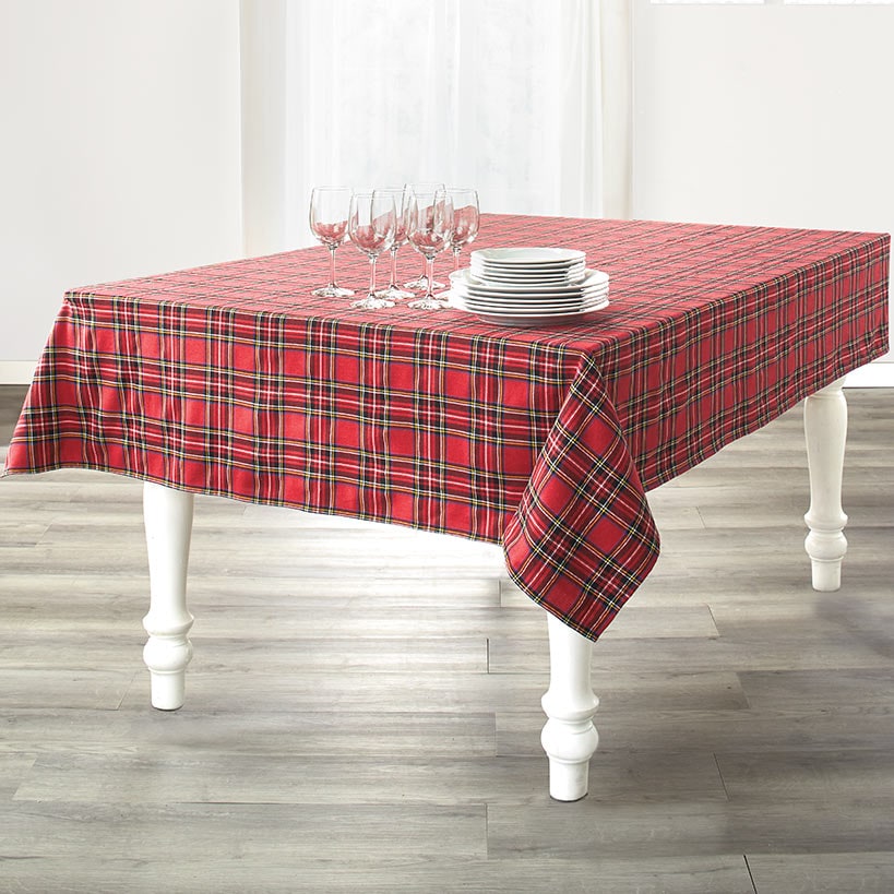 Tartan Plaid Round 70" Tablecloth