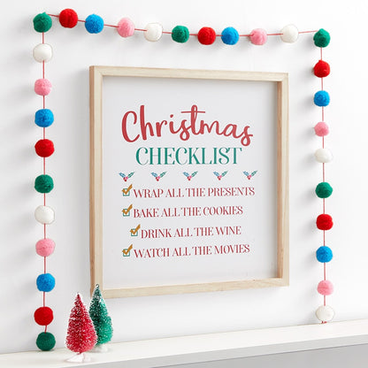 Checklist Wall Art