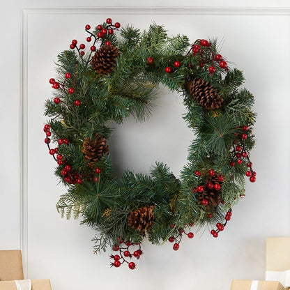 Classic Christmas 24" Wreath