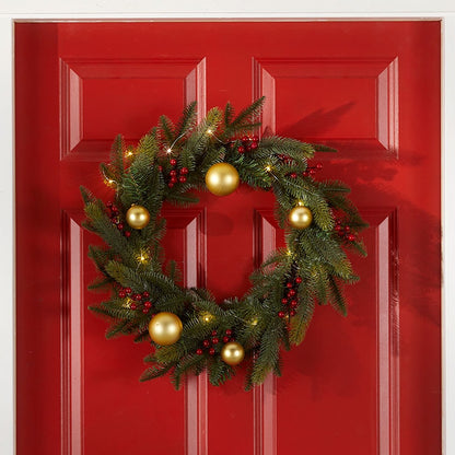 Outdoor Lighted Wreath