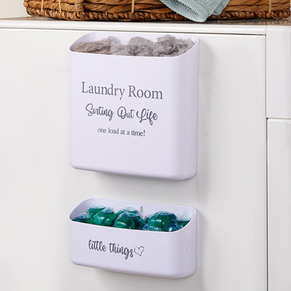 Set of 2 Magnetic Lint/Laundry Bins