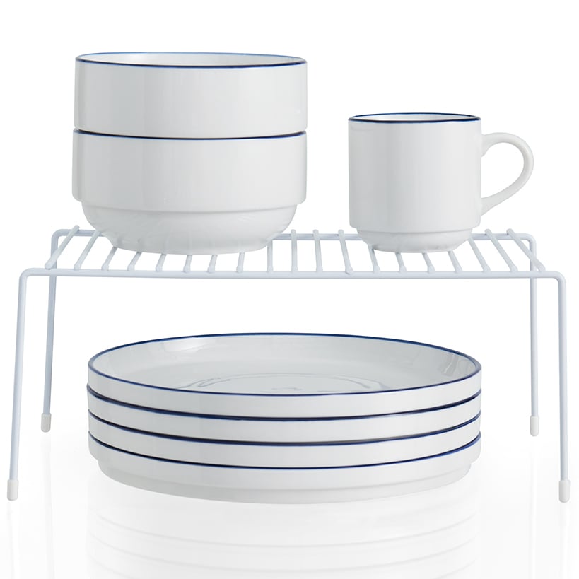 Set of 2 Cabinet Shelf Racks