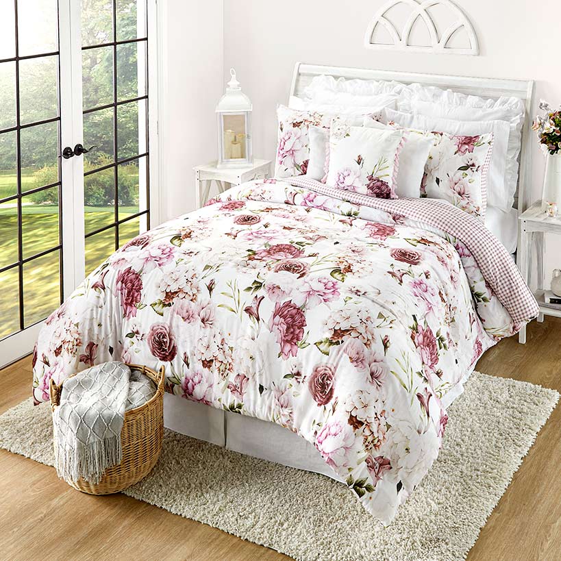 Illustrious Floral Acent Pillow