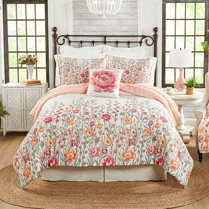 Climbing Floral Accent Pillow