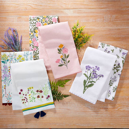 Springtime Floral Set of 2 Kitchen Towels
