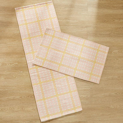 Springtime Plaid Accent Rug or Runner