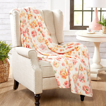 Climbing Floral Throw