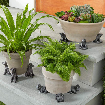 Sets of 3 Animal Planter Feet