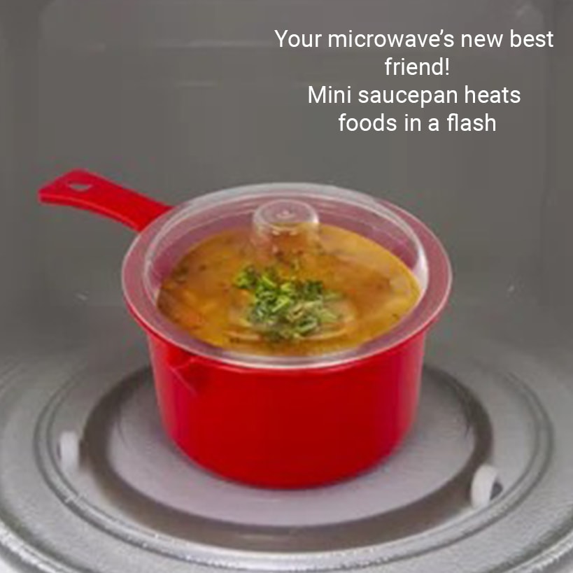 Microwave Saucepan With Lid Microwavable Pot for No Mess Cooking