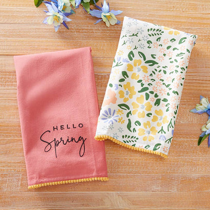 Spring Tropical Set of 2 Kitchen Towels