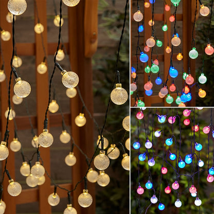 Solar 50-Bulb String Lights