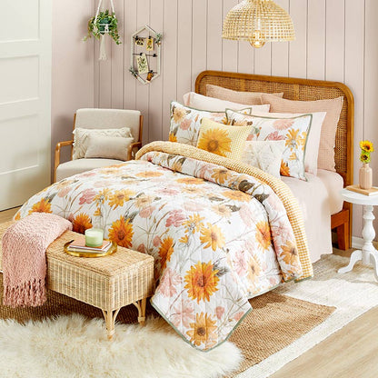 Sunflower Quilt Ensemble