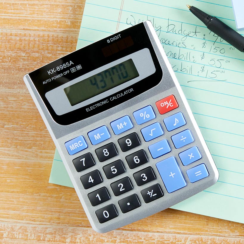 Desk Calculator 8 Digit with Sound Function
