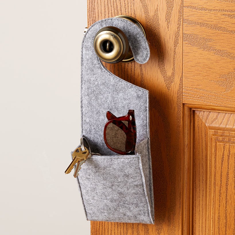 Doorknob Pocket Organizer