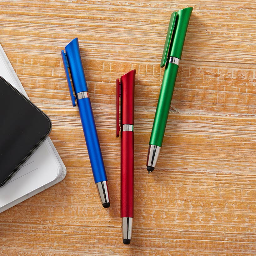 Executive Style Pens with Stylus Set of 3