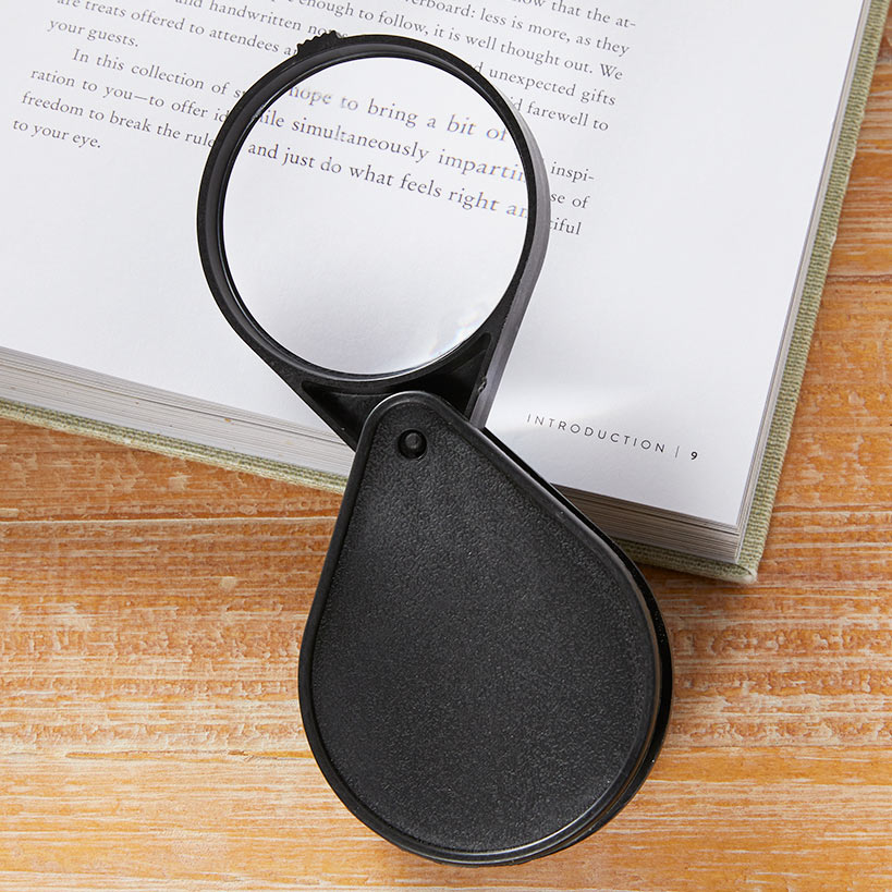 Pocket Magnifying Glass 3X