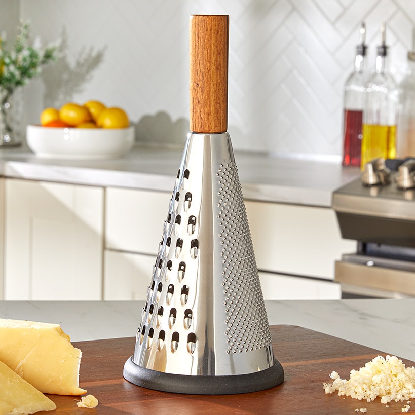 Cone Grater with Wood Handle Multifunctional