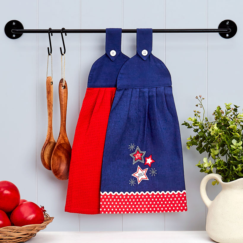 Americana Sets of 2 Kitchen Towels