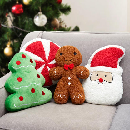 Holiday Character Shaped Decorative Pillow