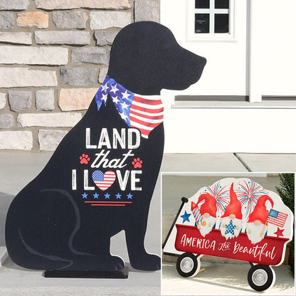 Americana Shape Porch Sign
