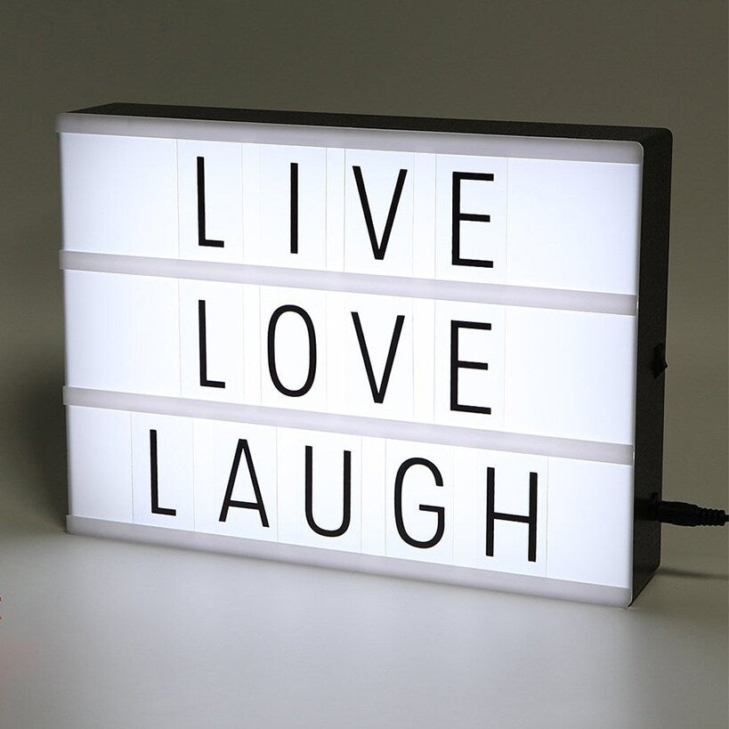 Customizable Cinema Light Box