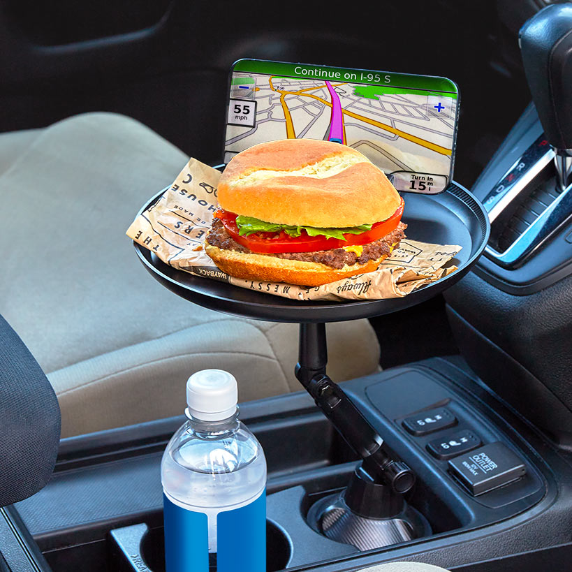 Cup Holder Food/Phone Tray