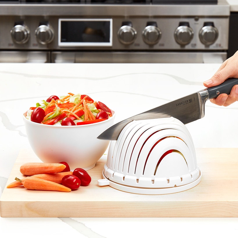 Easy Fruit & Vegetable Salad Cutting Bowl