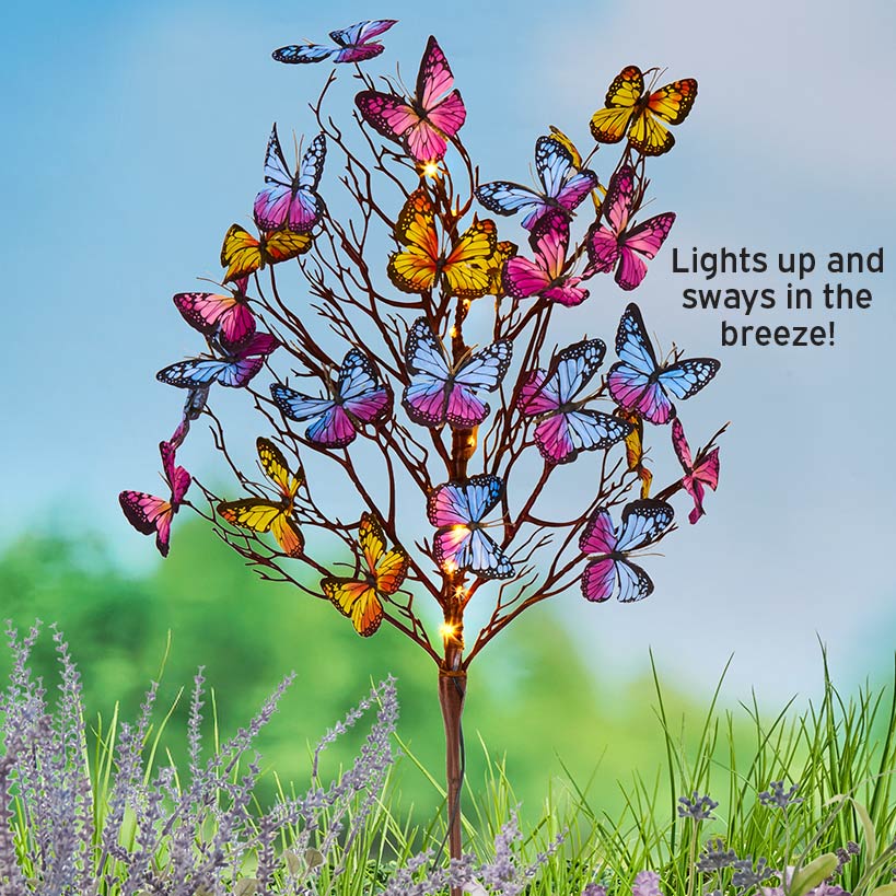 Swaying Solar Butterfly Lights