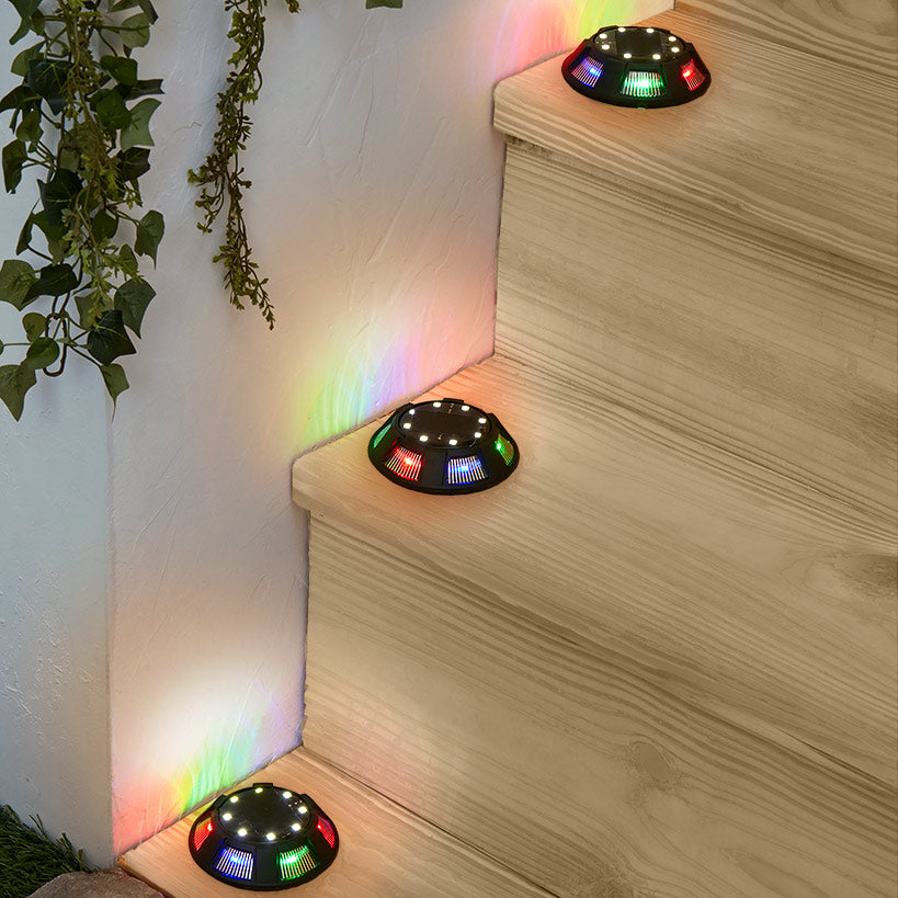 Set of 3 Solar Deck Lights