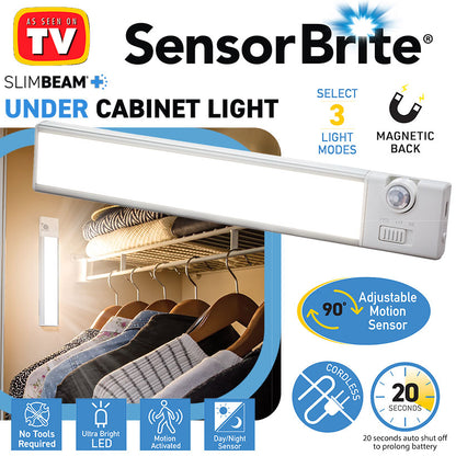 Slim Beam® Plus Under Cabinet Light - Rechargeable Light with Motion Sensor