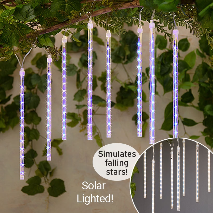 Solar Meteor Shower LED Lights